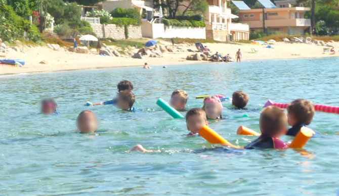 cours de natation enfant