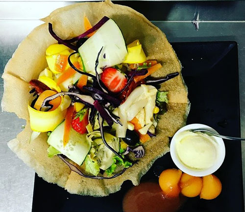 galettes salades variées